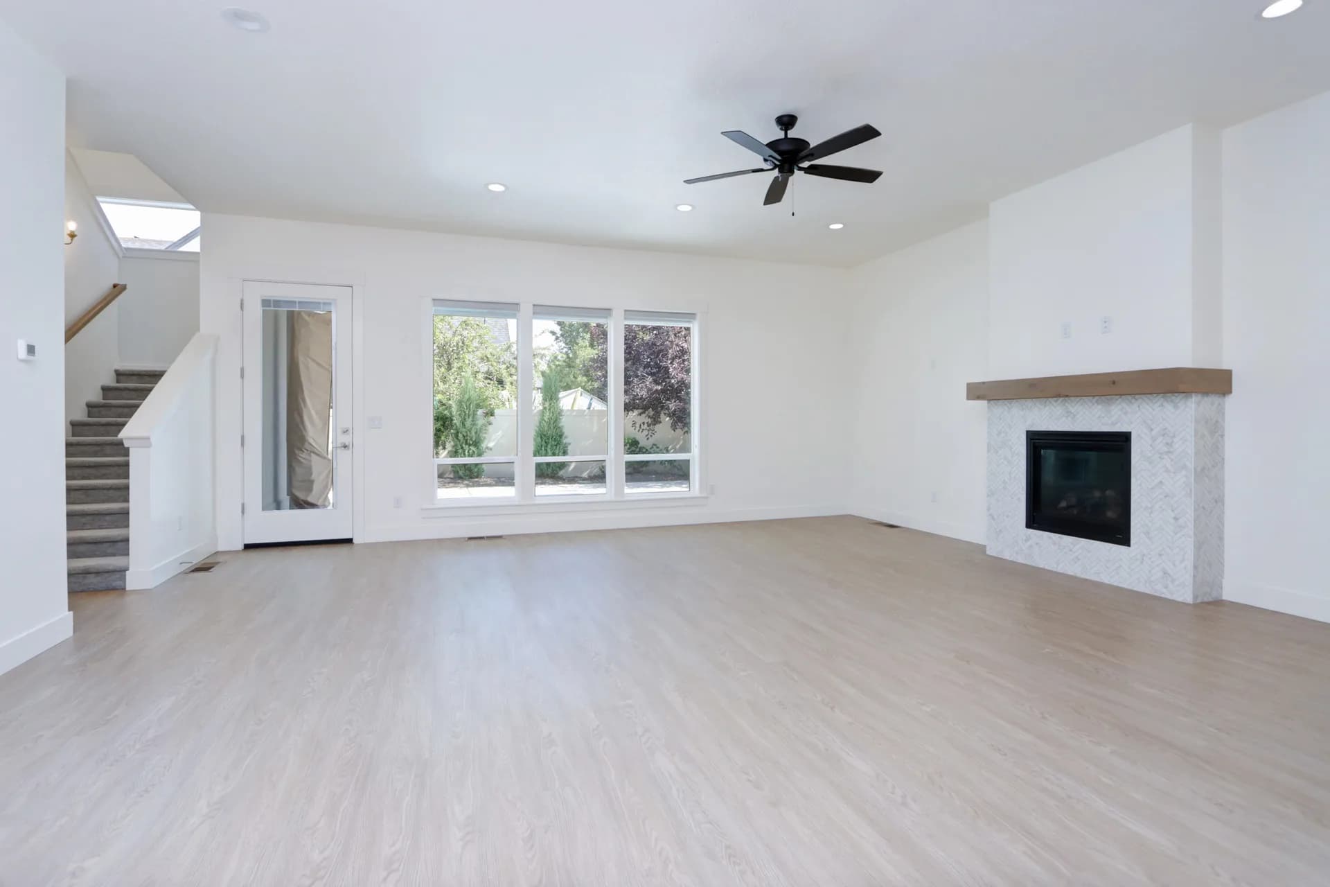 guest bedroom rental property interior