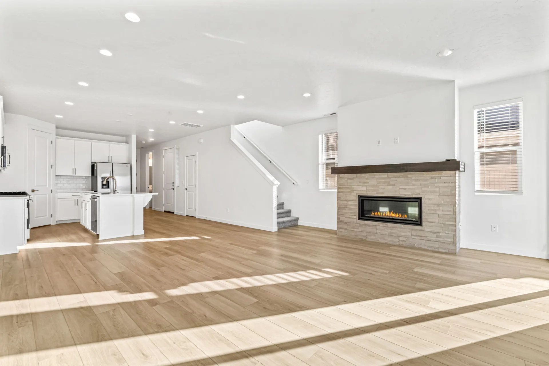updated kitchen rental home interior staging